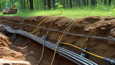What is the Standard Depth for Burying Lighting Cables?