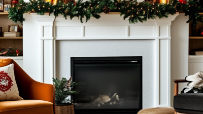 How to Style a Fireplace Mantel for the Holidays Easily
