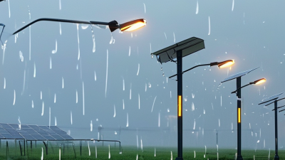 What Happens to Solar Street Lights in Heavy Rainy Days?
