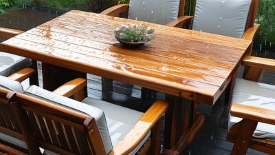 Why You Need to Protect Outdoor Wooden Furniture from Rain?