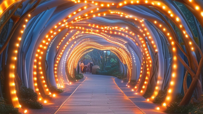 How to Create an Engaging Walk-Through Light Tunnel for Theme Parks?