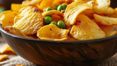 Os lanches de ervilha são mais saudáveis ​​que as batatas fritas?