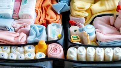 Como organizar uma bolsa de fraldas de forma eficiente?
