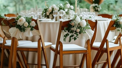 2026 Best Ways to Decorate Folding Chairs for Weddings?