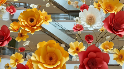 Why Choosing the Right Size Paper Flowers Matters for Mall Atriums?