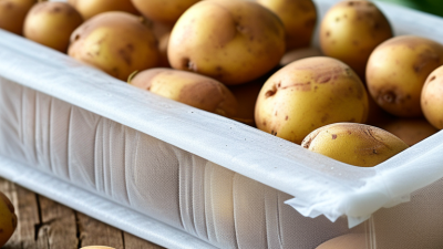 Como as embalagens respiráveis ajudam na conservação das batatas?
