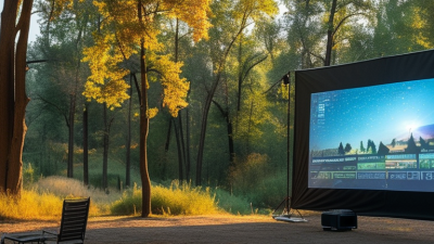 How to Choose the Best Rear Projector Screen for Outdoor Use?