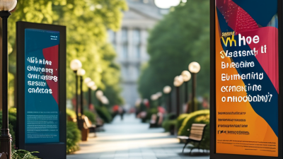 Why Are Display Signs Essential for Effective Business Marketing?
