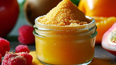 Como o pó de frutas pode substituir frutas frescas em receitas?