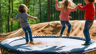 How to Level a Trampoline on a Slope Without Digging?