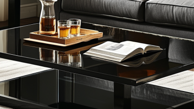 How to Choose the Perfect Black Coffee Table for Your Space?