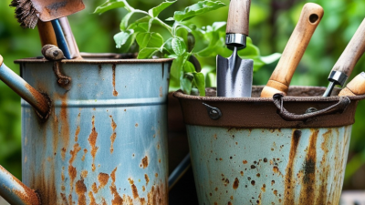 ¿Cómo limpiar y proteger herramientas de jardín del óxido?