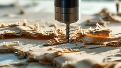 Why is my CNC knife tearing fabric not cutting properly?