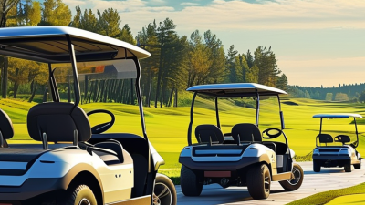 Como funcionam os carros de golfe?