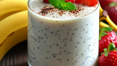 Como disfarçar o gosto de proteína vegetal em smoothies?