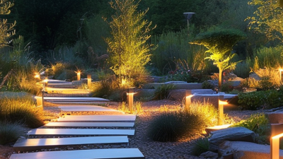 Como escolher a iluminação externa ideal para seu jardim?