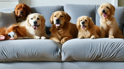 Melhor tecido para sofá amigo dos pets?