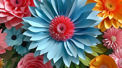 Best Paper Types for Making Large Standing Flowers?