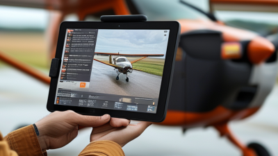 How to install a tablet mount in a small aircraft easily?