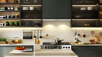 Como organizar uma cozinha moderna de forma eficiente?