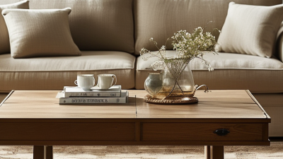 ¿Cómo elegir la altura ideal de una mesa de café?