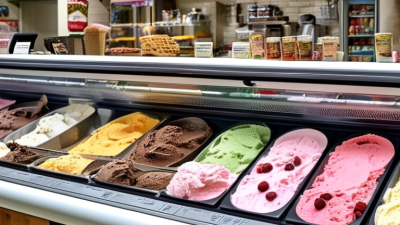 How to Choose the Best Ice Cream Serving Counter for Your Business?
