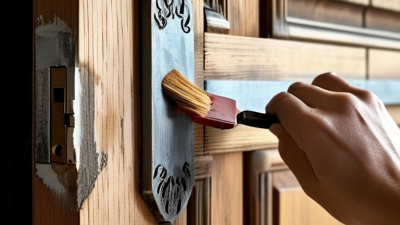 How to Paint a Wooden Door Without Brush Marks Tips?