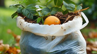 What can I put in my garden waste bag for easy disposal?