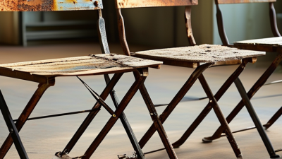 How to Clean Rust from Commercial Folding Chair Frames?