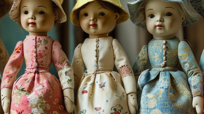 Como remover manchas de bonecas de pano vintage?