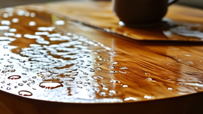 Como remover manchas de água de uma mesa de madeira?