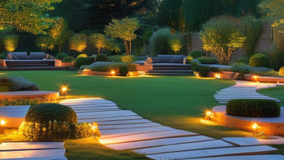 10 Essential Tips for Planning Outdoor Landscape Lighting in Large Gardens?