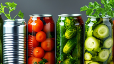 ¿Cómo eliminar el sabor metálico de las verduras enlatadas?