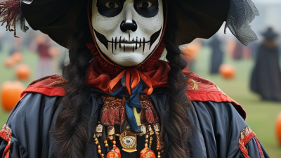 How did the tradition of dressing up in costumes begin?