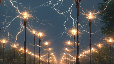 ¿Cómo proteger las luces de calles exteriores de rayos y sobretensiones?
