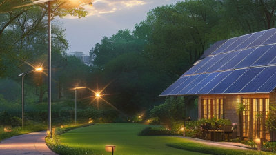 What are the benefits of using solar outdoor lighting?