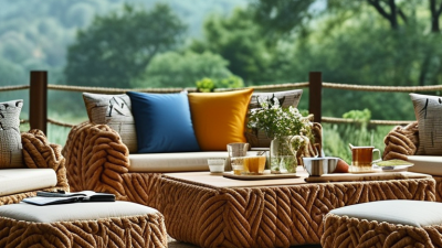Best Rope Furniture Sets for Stylish Outdoor Living?