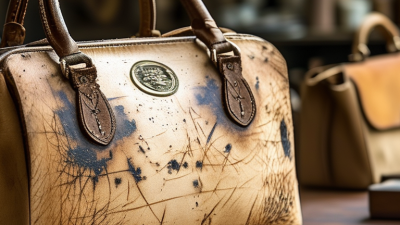 ¿Cómo restaurar un bolso de cuero rayado?