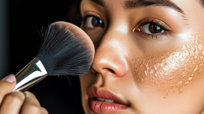 ¿Cómo usar una brocha kabuki para una base mineral?
