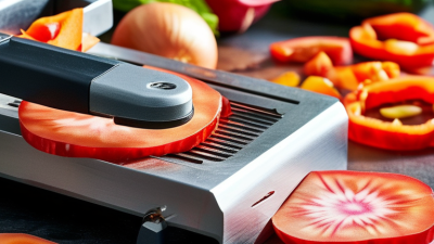 Como usar cortador industrial de legumes para dicionamento preciso?