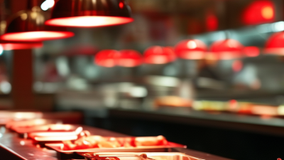 Por que os restaurantes usam lâmpadas de calor vermelho para alimentos?