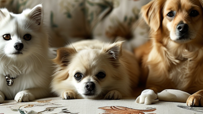 Qual é o melhor tecido para sofás para gatos e cães?