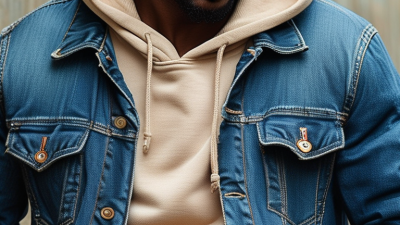 Como estilizar um moletom sob uma jaqueta jeans?