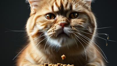 ¿Por qué mi gato vomita justo después de comer croquetas?