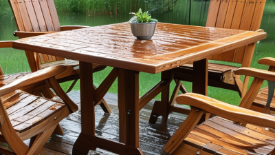How to Safeguard Outdoor Wood Furniture from Rain?