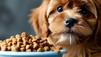 ¿Cómo ablandar croquetas duras para un cachorro con dentición?