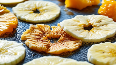 Como secar frutas para fazer pó sem desidratador?