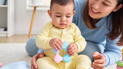 Por que brinquedos sensoriais beneficiam bebês?