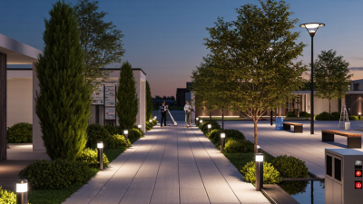 Como o design de iluminação melhora ambientes externos?