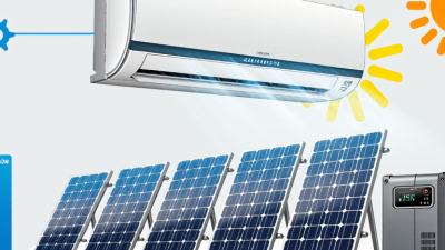 Quantos painéis solares para alimentar um ar condicionado?